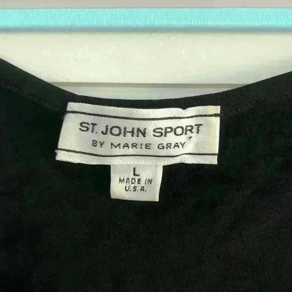 St John Sport by Marie Gray Tank with Jewels Size L - Picture 4 of 5